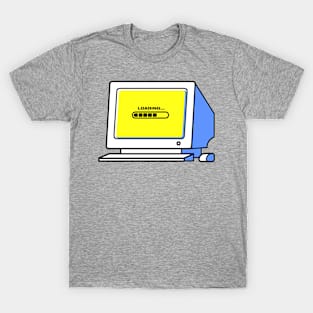 Loading old PC vintage Video games Retro gaming T-Shirt